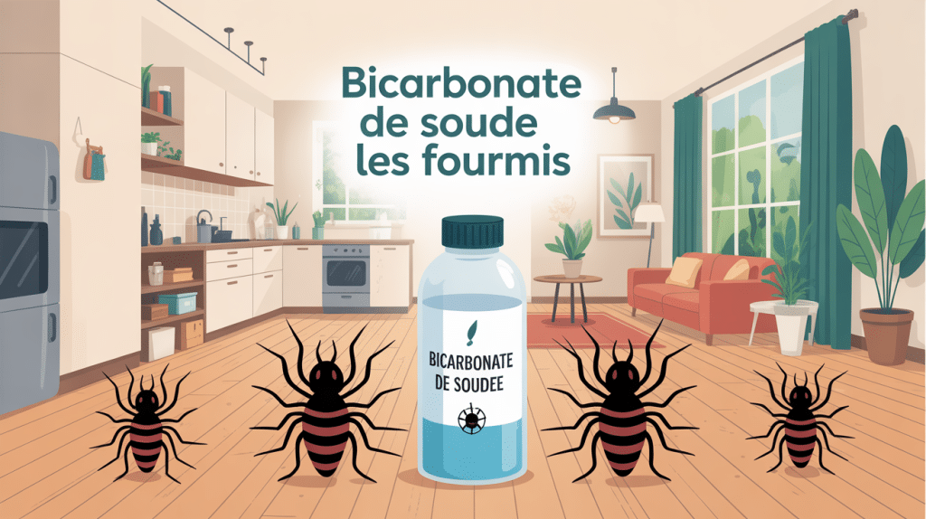 bicarbonate fourmis illustration foyer moderne
