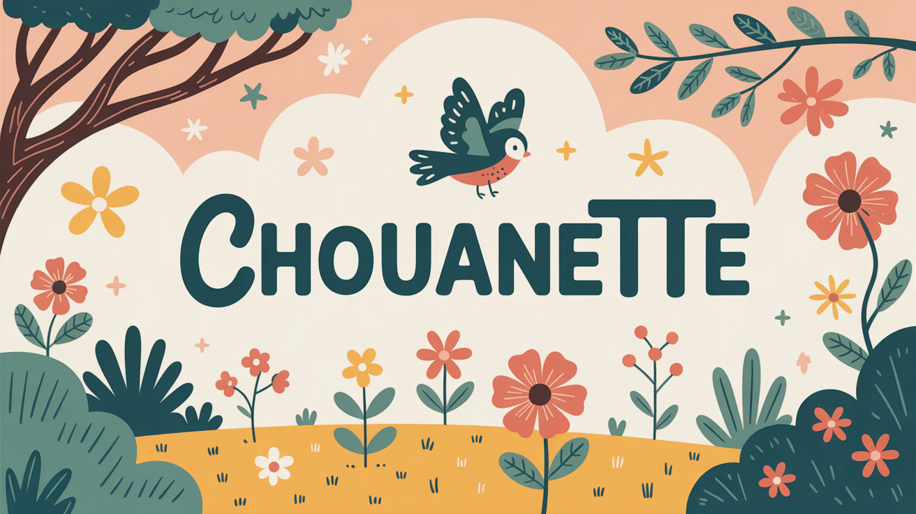 Illustration chouanette ambiance douce rétro Bretagne