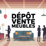 dépôt vente Seguin Meubles scène d’exposition lumineuse meubles variés