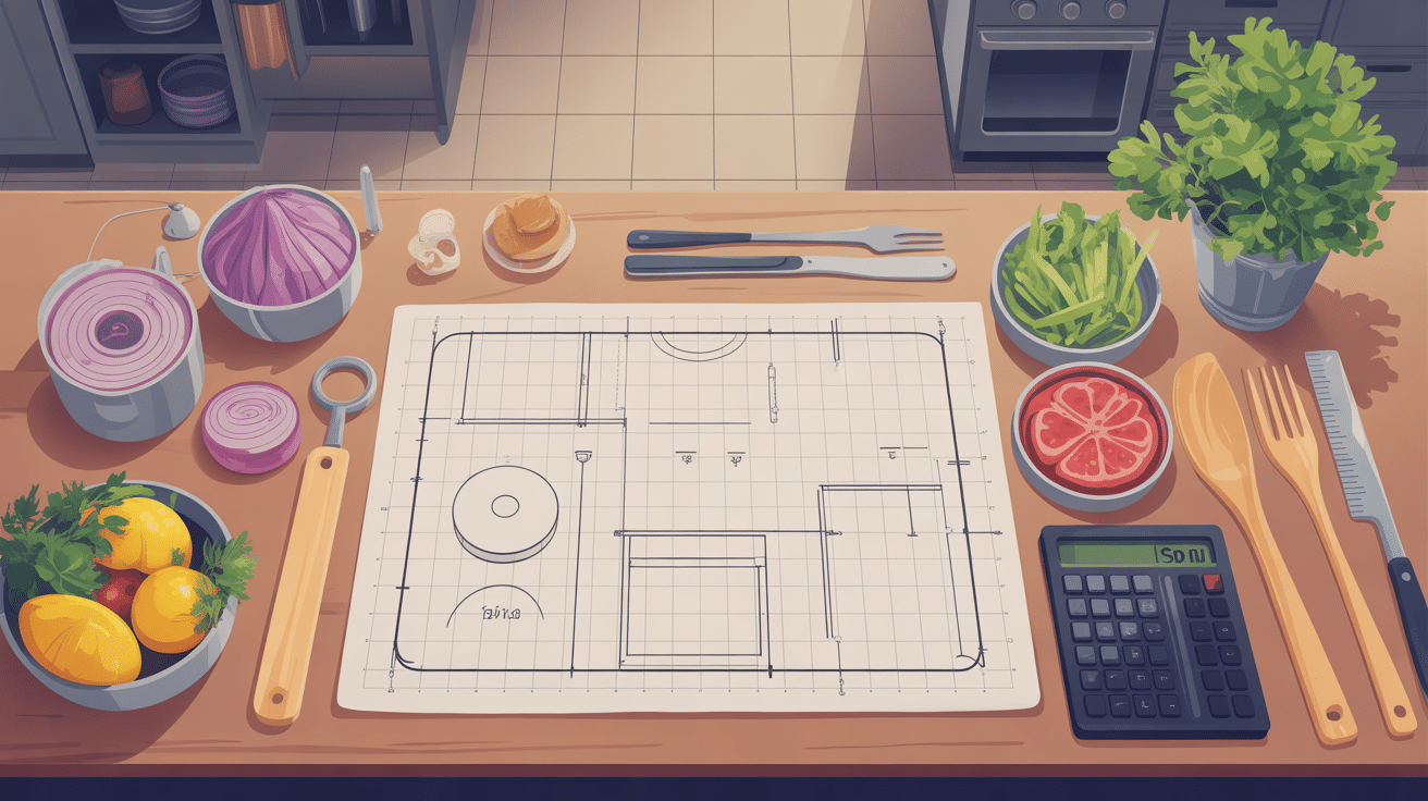 devis pour une cuisine sur plan de travail moderne