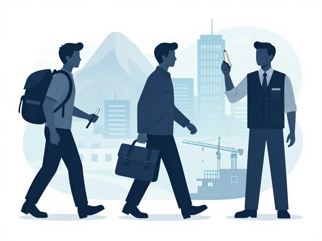 scène usages leatherman randonneur urbain professionnel