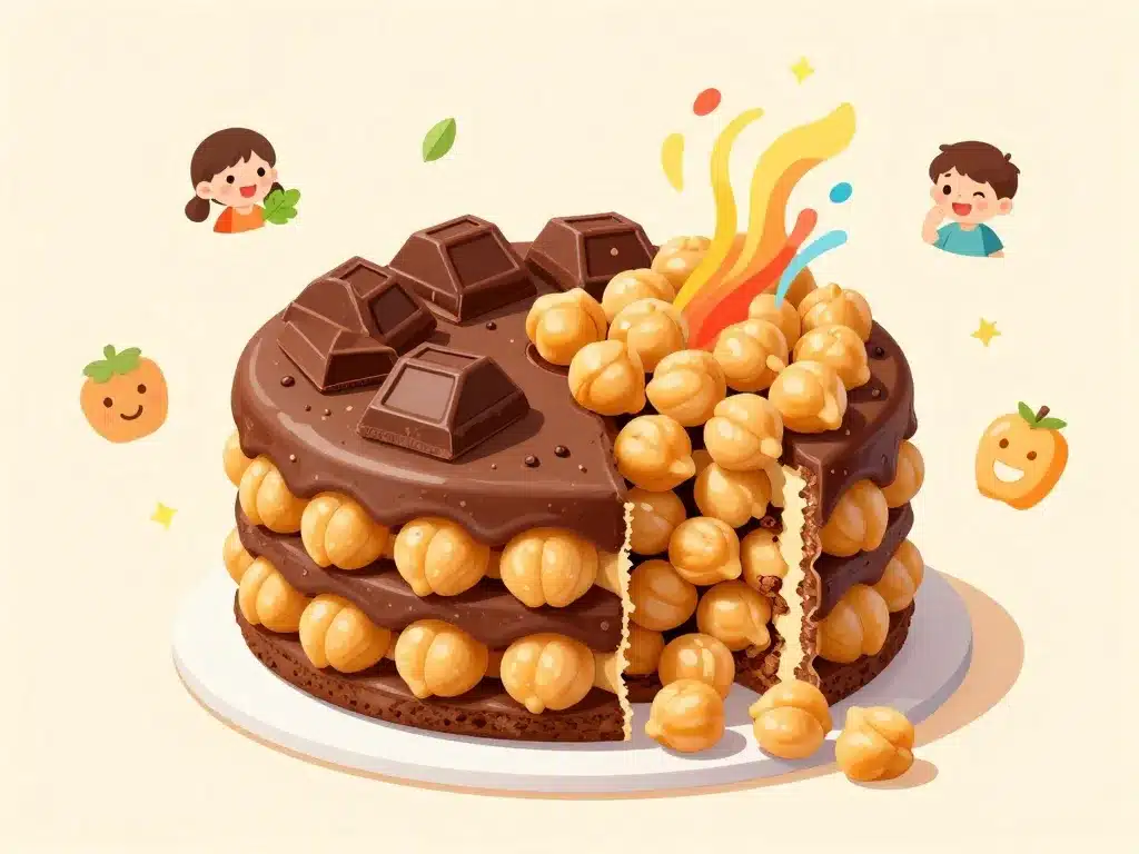 gateau chocolat pois chiche symbole bienfaits santé