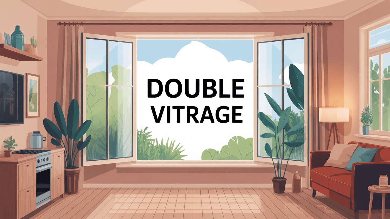 illustration maison prix des doubles vitrages confort et économies