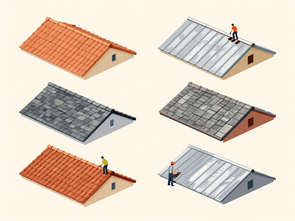 prix pour refaire une toiture différents matériaux couverture