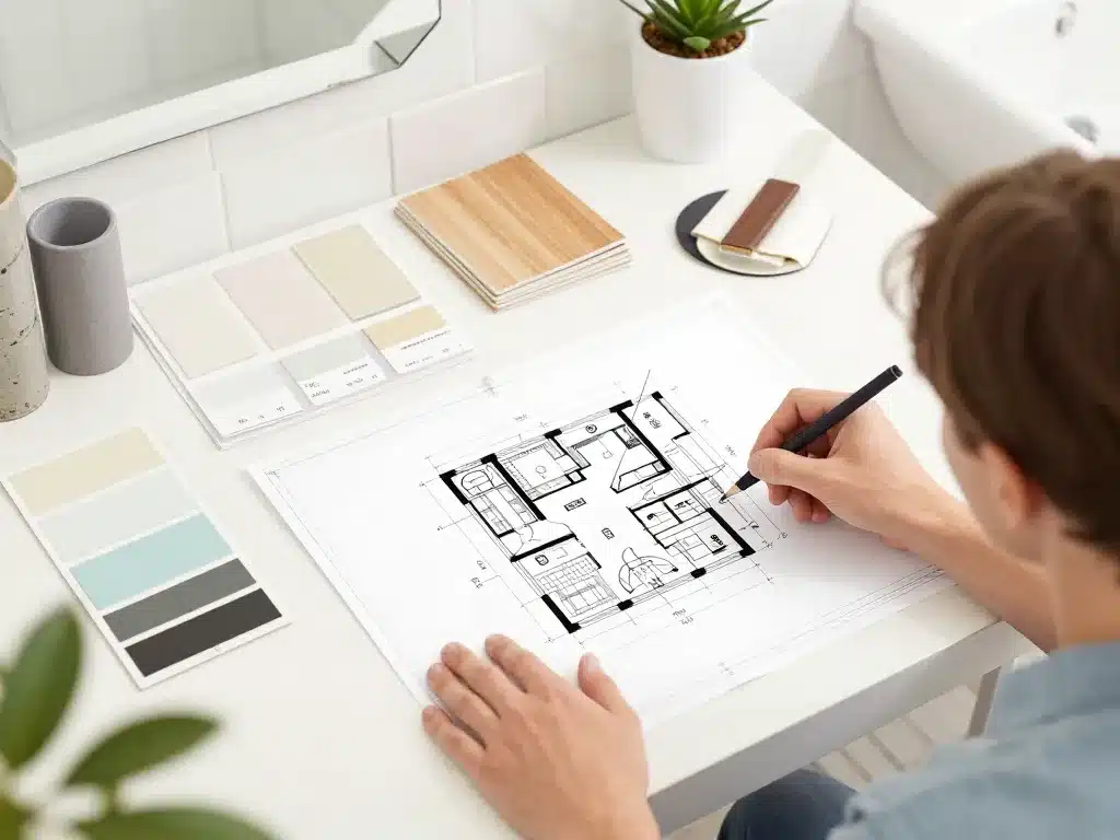 refaire salle de bain plan rénovation diagnostic