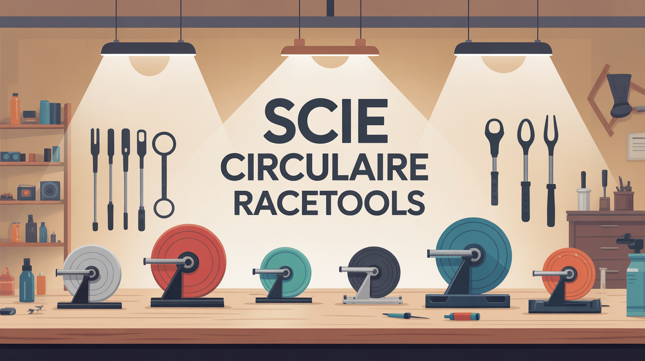 scie circulaire racetools illustration central types atelier
