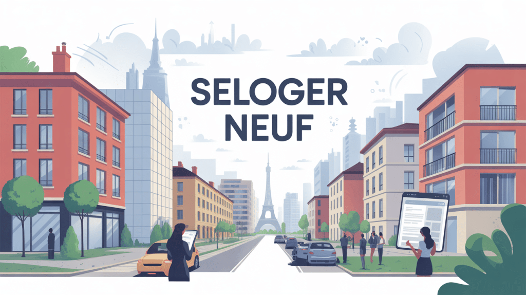 illustration seloger neuf ville moderne