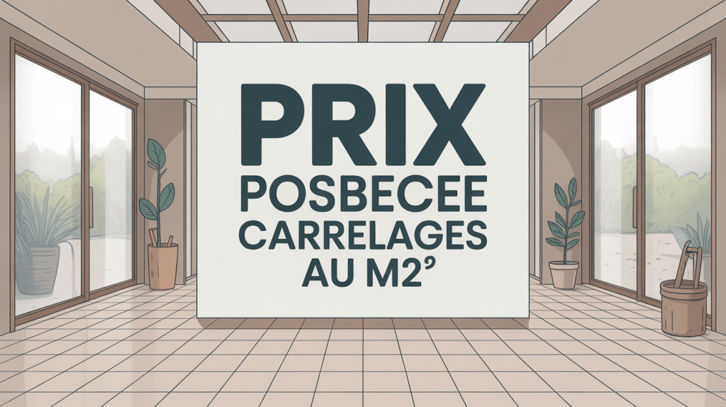 tarif pose carrelage m2 illustration d'une pièce moderne