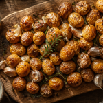 accompagnement de pommes de terre grenailles rôties au romarin