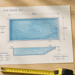 m3 piscine 8x4 calcul sur table avec outils