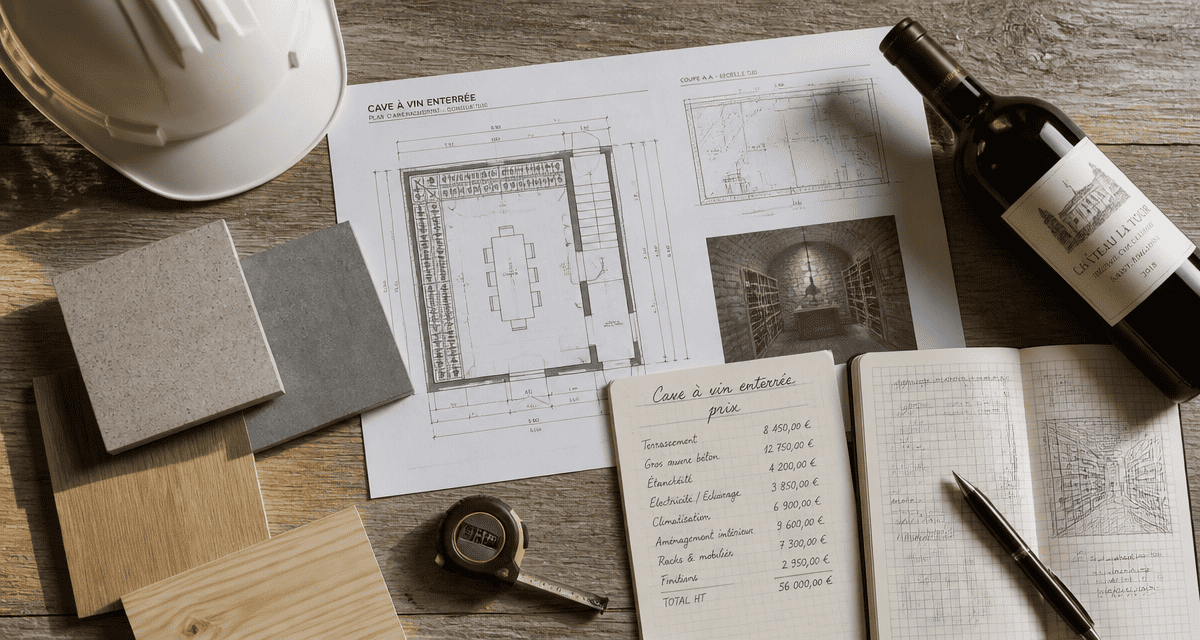 cave à vin enterrée prix plans et matériaux