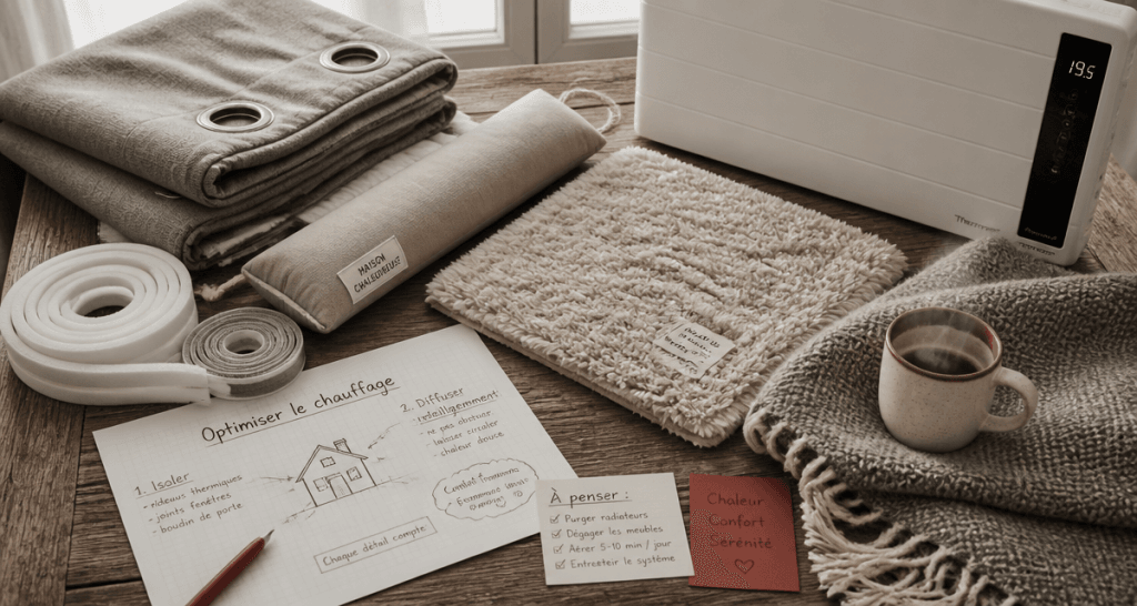 comment chauffer un appartement mal isolé avec accessoires et astuces