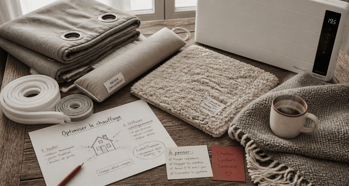 comment chauffer un appartement mal isolé avec accessoires et astuces