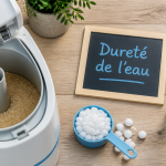 eau adoucie adoucisseur et verre