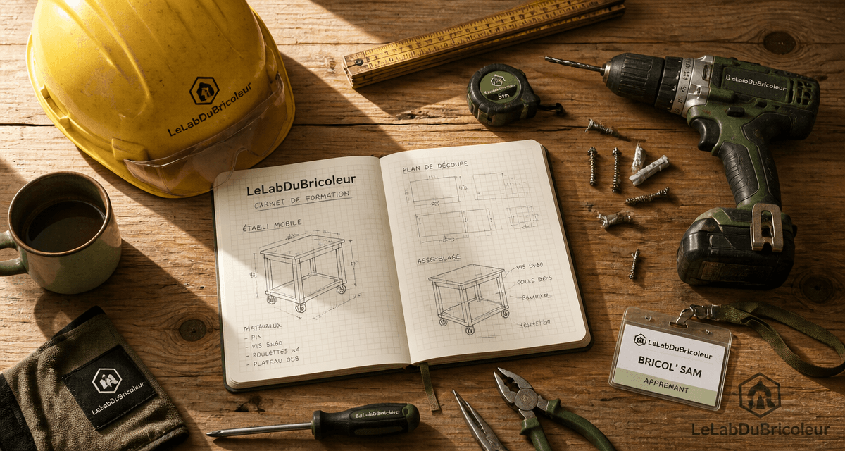 lelabdubricoleur formation bricolage prix sur établi