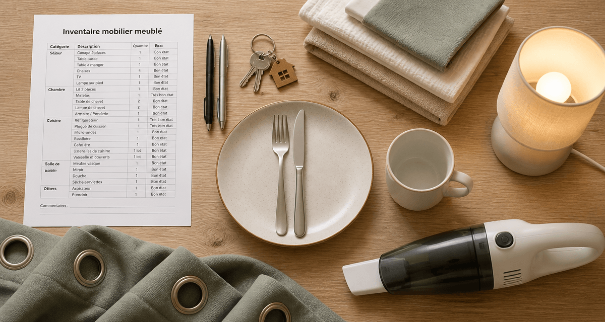 liste mobilier location meublée pdf inventaire visuel