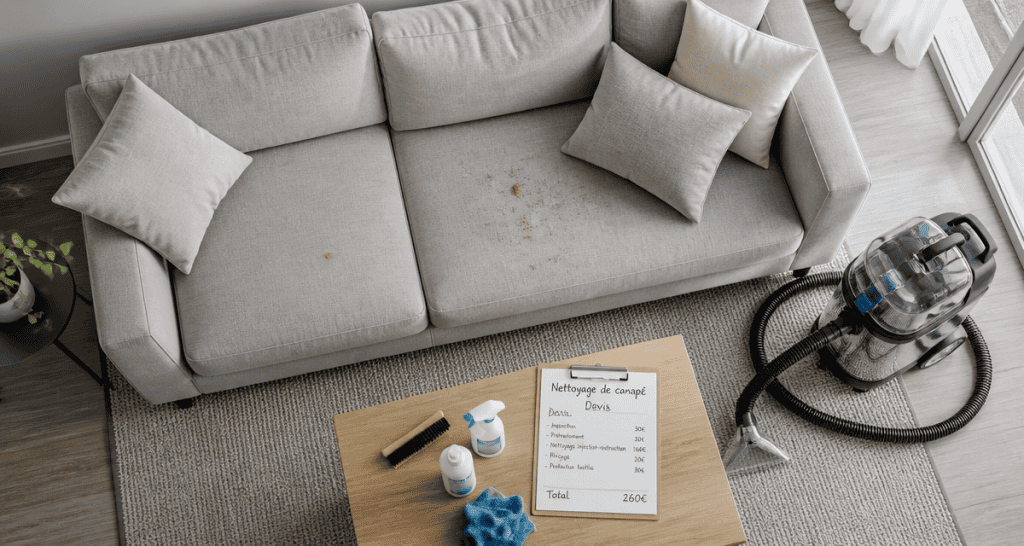 nettoyage canape prix devis et materiel