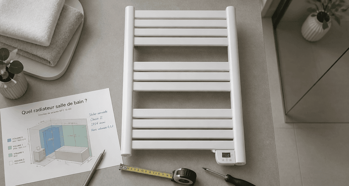 quel radiateur pour salle de bain design volumes sécurité