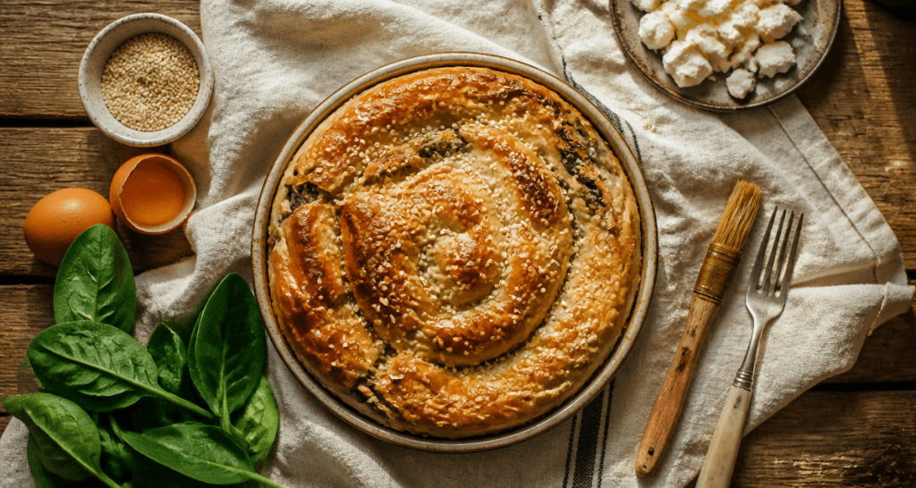 recette avec de la pate feuilletee byrek epinards feta