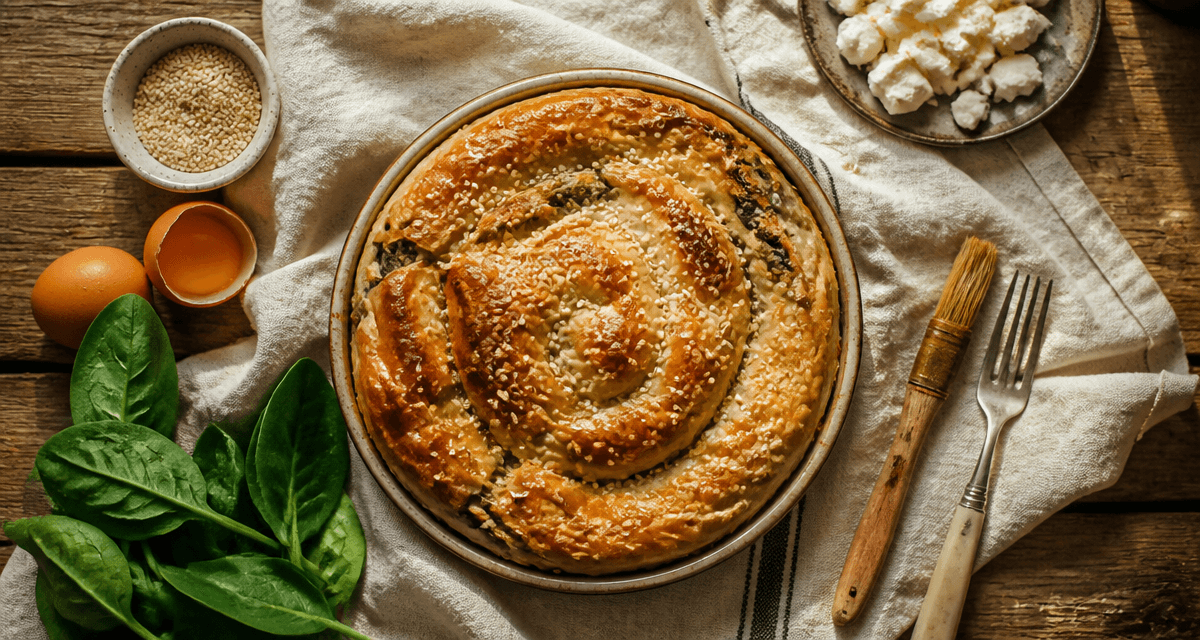 recette avec de la pate feuilletee byrek epinards feta