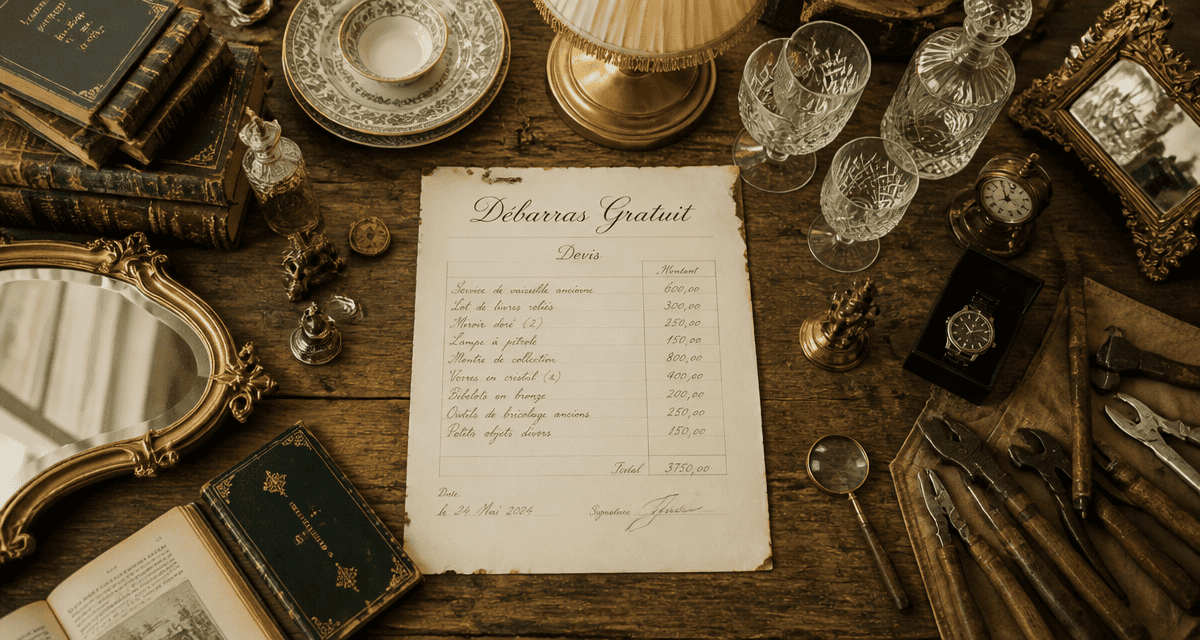 Vider une maison gratuitement estimation objets de valeur