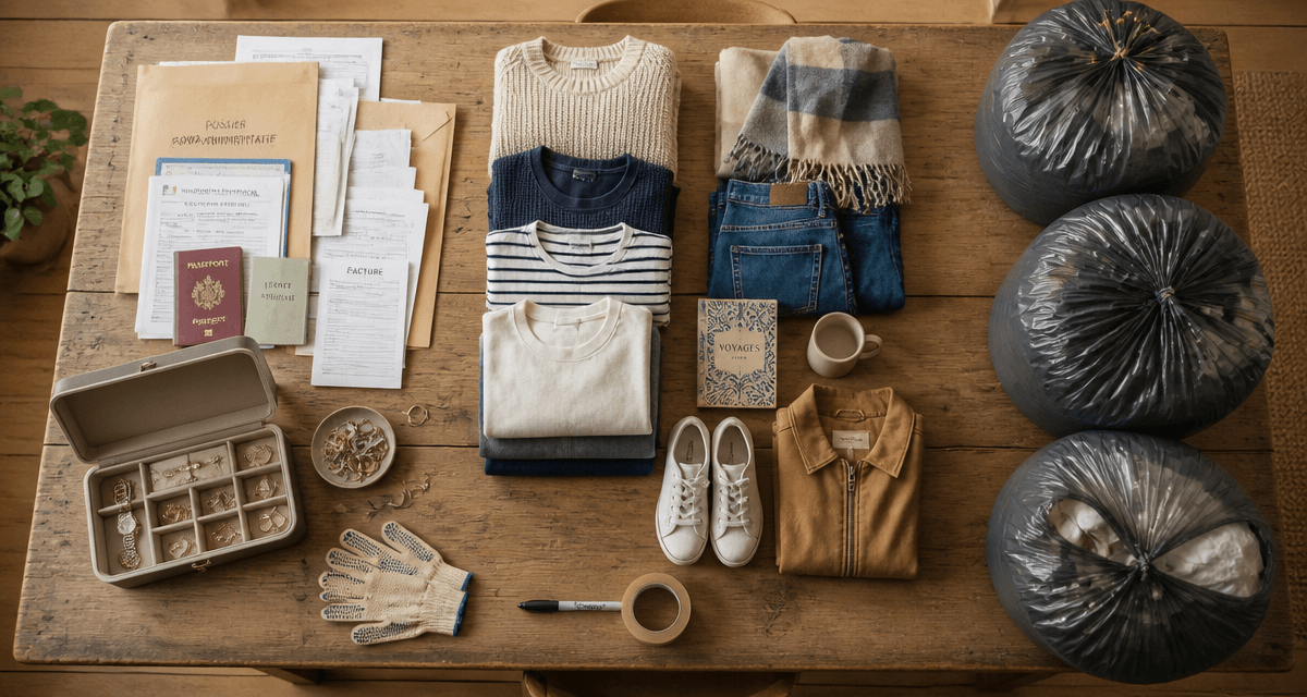 Vider une maison par où commencer, tri objets et sacs