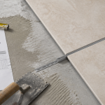 carrelage joint de dilatation en chantier