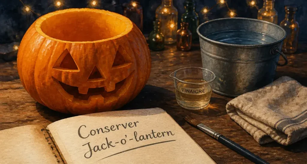 Conserver citrouille halloween : prévenir la moisissure sur une jack-o’-lantern