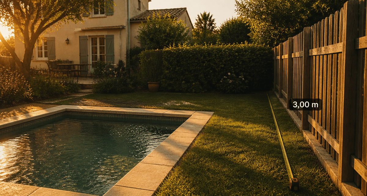 piscine moins de 10m2 distance voisin