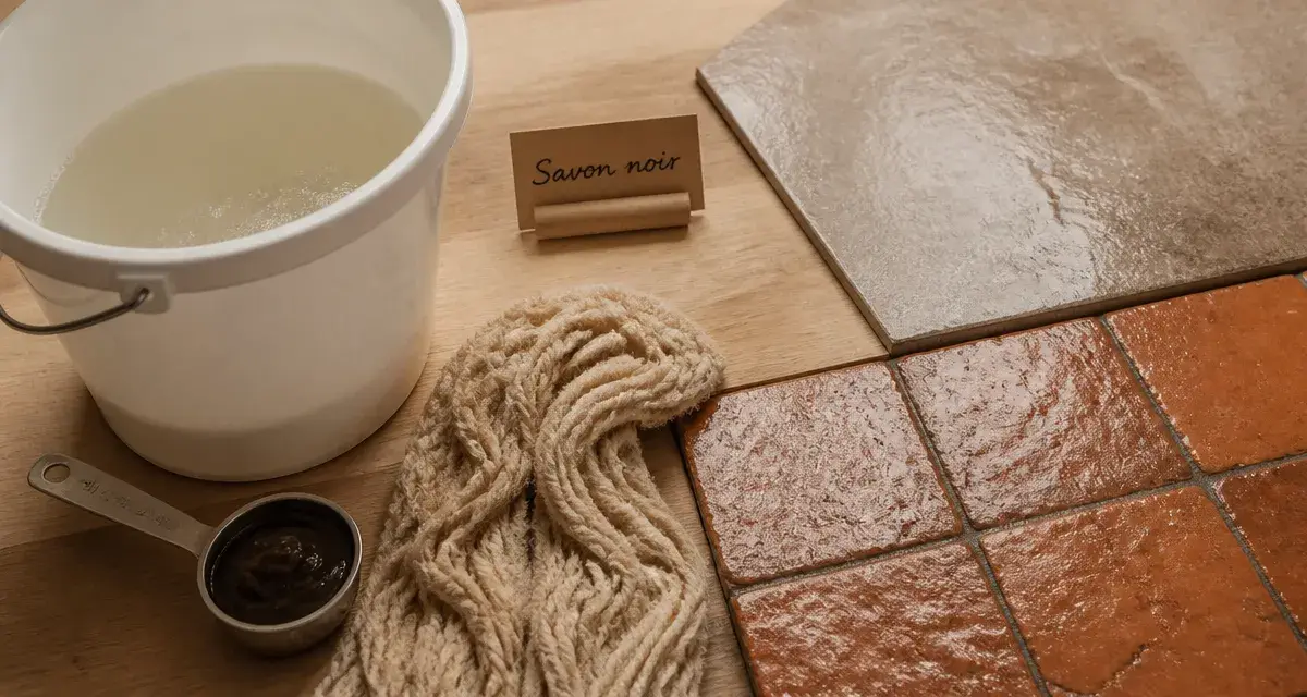 Savon noir nettoyage sol : dosage et entretien durable du sol