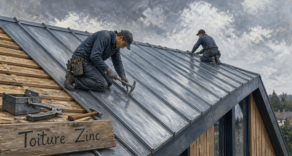 toiture zinc détail technique couvreur