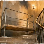 Astuce echafaudage escalier : plateforme stable sur marches d’escalier