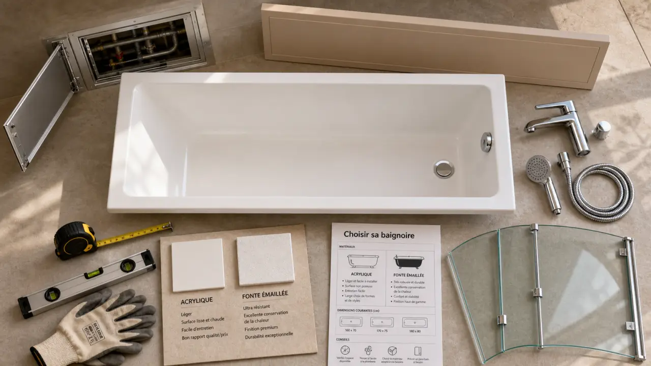 Baignoire de salle de bain angle ou îlot : comparez et choisissez la bonne balnéo.