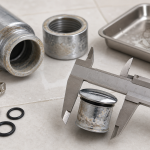 Bouchon lavabo chrome et mesure du diamètre