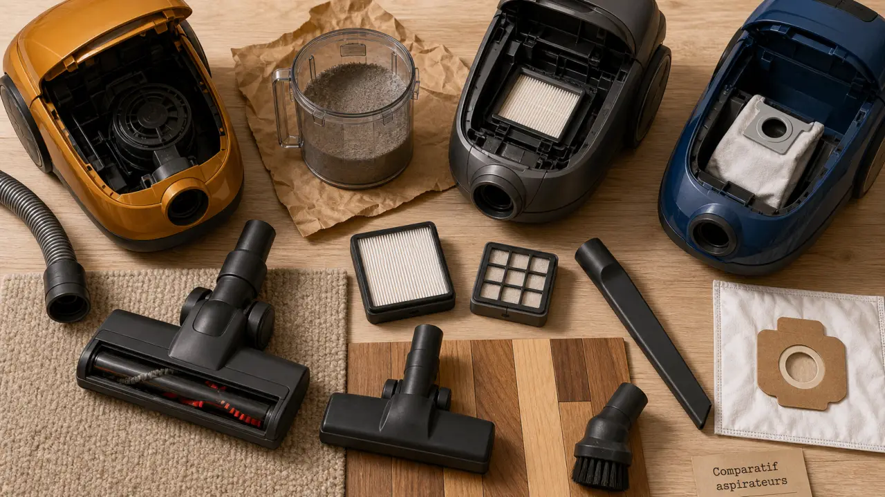 Comment choisir aspirateur : traîneau, balai, robot ou cuve
