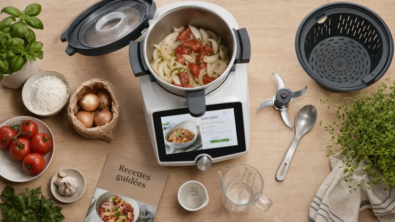 Elsay robot multifonctions avec recettes guidées et panier vapeur XXL