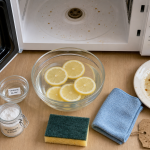 Nettoyage micro onde : vapeur citron, vinaigre et bicarbonate en 3 minutes