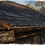Toiture en shingle : durée de vie 20 à 50 ans, pose soignée