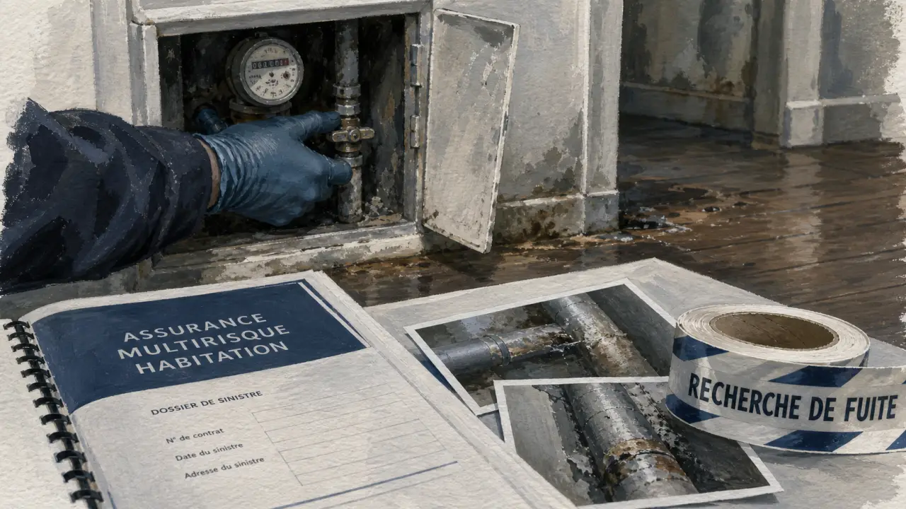 Canalisation cassée sous la maison assurance habitation : recherche de fuite