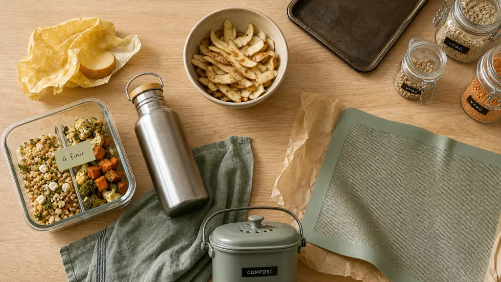 Bocaux, menus simples, restes : la cuisine zéro déchet qui évite la poubelle