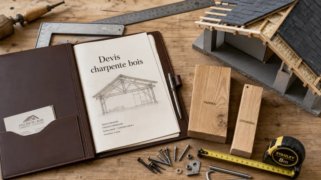 Devis charpente bois : les lignes qui font vraiment varier le prix