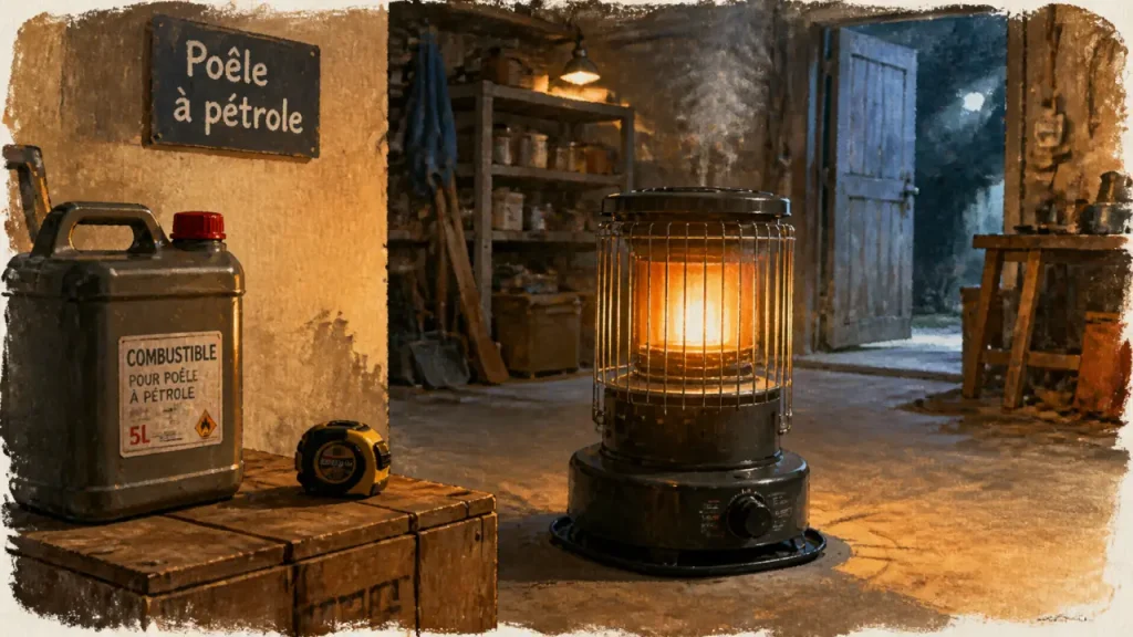 Poêle à pétrole : mèche, électronique ou double combustion, quelle puissance pour quelle pièce ?
