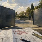 Réglementation portail sur rue : ouverture intérieure, recul à prévoir et PLU à vérifier