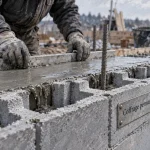 Agglo coffrant : coffrage permanent pour murs béton