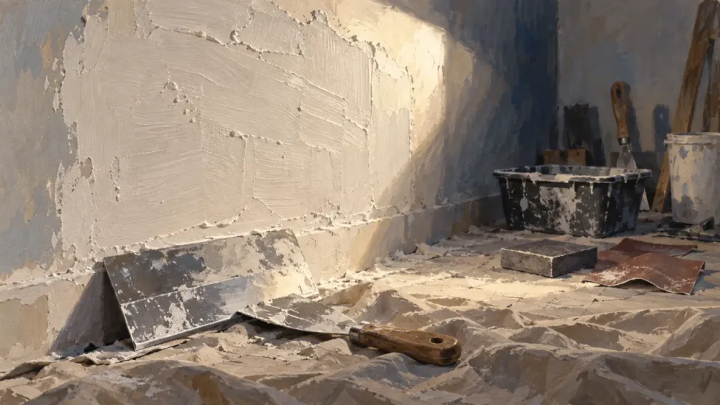 Comment enduire un mur sans traces ? Préparer, appliquer, poncer en 5 étapes