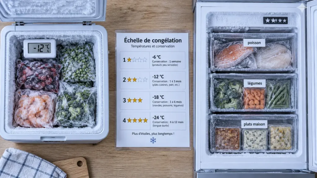 Freezer ou congélateur : la température détermine l’usage et la durée de conservation