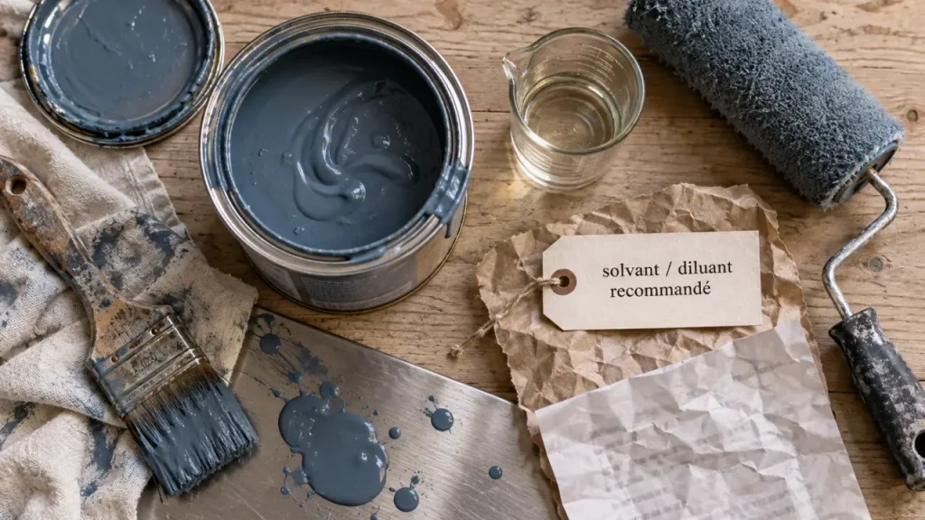 Diluant peinture : l’erreur de compatibilité qui ruine l’application