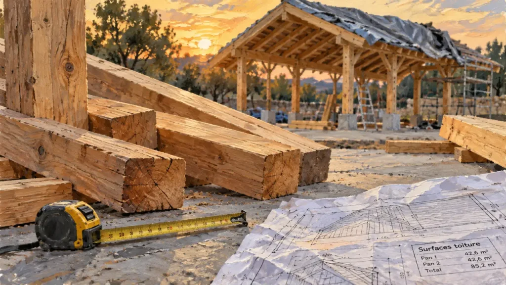 Charpente pour abri bois : kit ou sur mesure selon l’usage, le terrain et la couverture ?