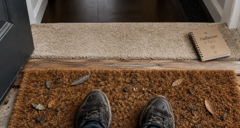 Tapis et paillasson : choisissez la matière, le format et l’adhérence adaptés