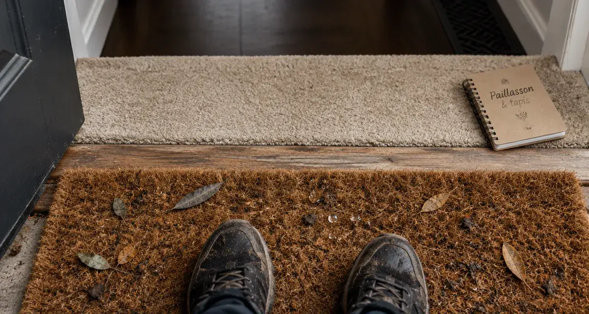 Tapis et paillasson : paillasson coco et tapis intérieur antidérapant